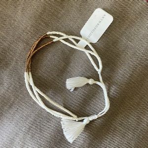 NWT Anthropologie beaded bracelet 3 strands mini beads